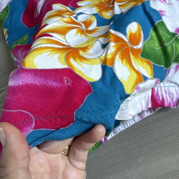 Polo Ralph Lauren Men’s‎ M Floral Hawaiian Shirt Short Sleeve Viscose Button VTG - Picture 7 of 12
